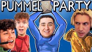 Lacy's First Time Playing PUMMEL PARTY ft Clix, XQC, & StableRonaldo