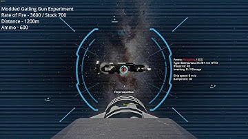 Space Engineers - Gatling Gun Rate of Fire Testing