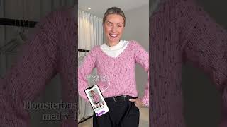 Blomsterbris med v-hals