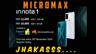 Micromax IN note 1 | Micromax IN 1B | Full Specification and Price Detail | New Micromax mobile