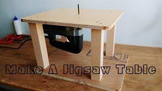 Homemade Jigsaw Table Machine || DIY Jigsaw Table