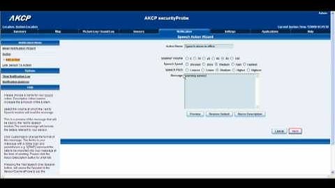 AKCP Product CD. The Text to Speech Notification.