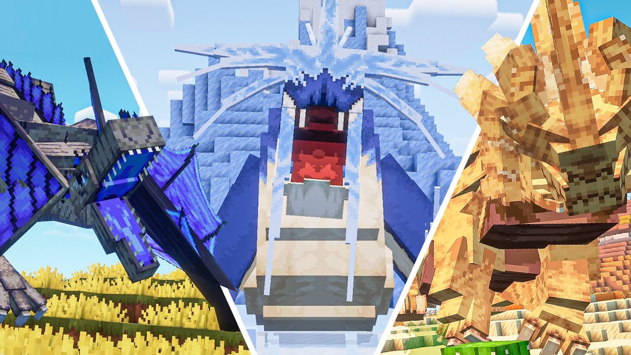 MONSTER HUNTER en MINECRAFT - Monster Expansion MOD REVIEW