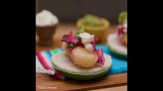 Tiny Fish Tacos【Miniature Cooking】