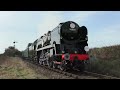 35005 'Canadian Pacific' returns to steam alongside classmate 34072!