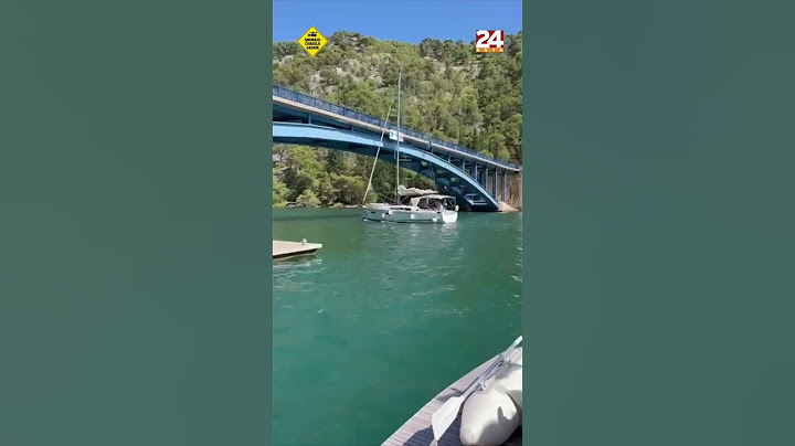 Drama u Skradinu, jarbol jedrilice bio zapeo za most pa pukao: 'Vikali smo im - stop!'