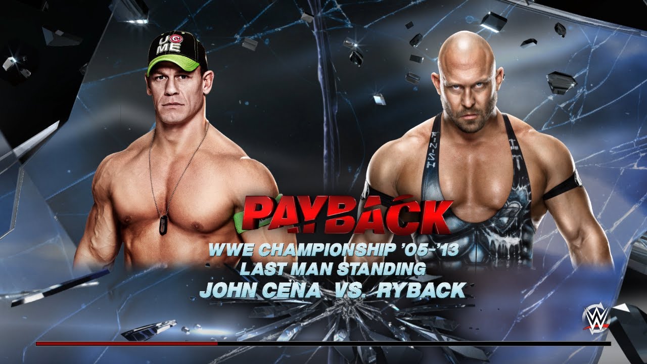 John Cena vs Ryback WWE CHAMPIONSHIP MATCH PAYBACK 2013 | Simulated Fantasy Booking