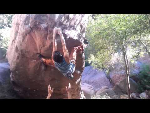 Beta Video for climb Purple Prow v8, Malibu