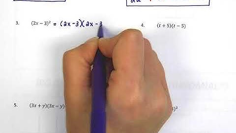 Algebra 1 Multiplying Polynomials Video