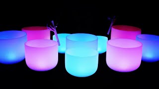 Let Go Of Stress & Anxiety Deep Sleep & Chakra Healing Crystal Bowls 432Hz Sound Bath