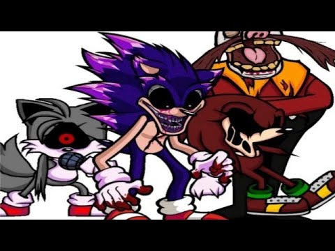 Tails.EXE, Knuckles.EXE, Eggman.EXE DWP With Loops [Friday Night Funkin']  [Modding Tools]