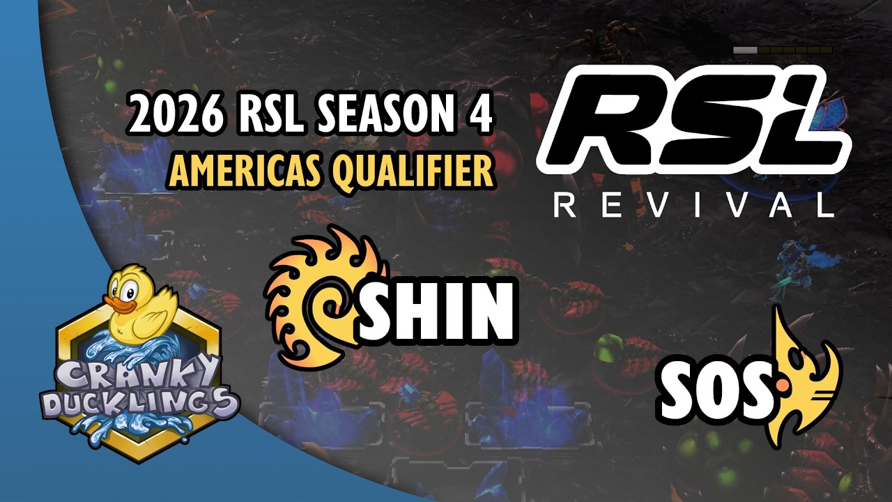 SHIN vs sOs - ZvP | 2026 RSL Season 4: Americas Server Qualifier | StarCraft 2 Tournament