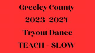 23-24 Cheer Tryout Dance - TEACH