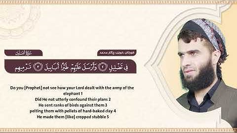 سورة الفيـل 🌺 القارئ رزكار الكردي