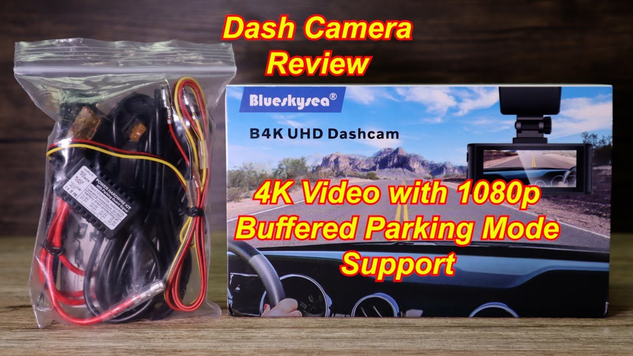 2021 Year the best 4K Dash camera---BlueSkySea B4K UHD dash cam for car