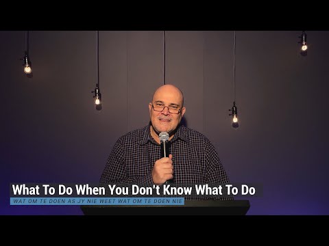 Video: Wat Om Te Doen As Daar Niks Is Om Te Doen Nie?