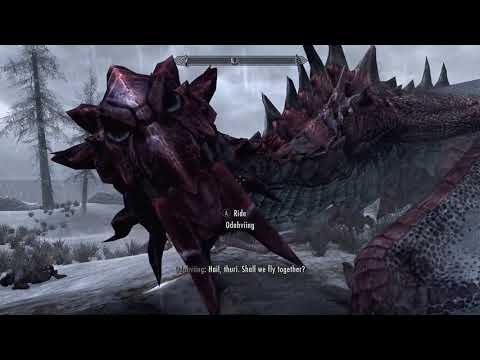 "In ALL My Years Playing Skyrim, I've Never Heard Odahviing Say This!!!"