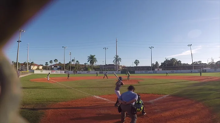 Caleb Kietzman Homerun Sarasota FL 2-17-19 Gatorball Johnson 11u