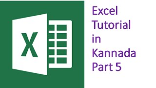 Excel Kannada Tutorial Part 5