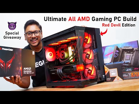 Building The Ultimate All Amd Gaming Pc 2025...😱 Red Devil 9070 Xt Edition 🔥