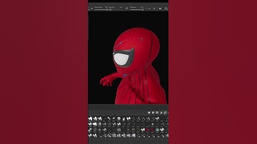 Pt 2. Texturing my Spider-Man project in Substance Painter #spiderman #spiderverse