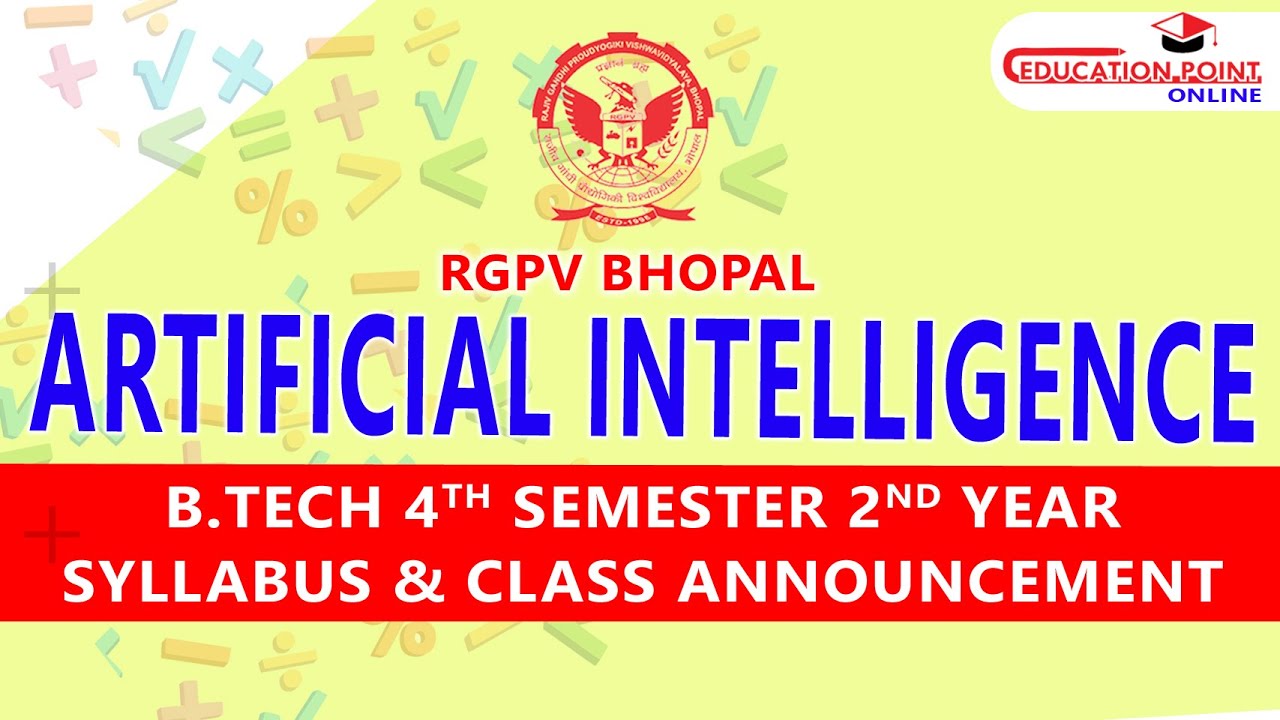 RGPV Artificial Intelligence AI B Tech 4th Sem 2nd Year Syllabus Rgpv artificial intelligence ai b tech 4th sem 2nd year syllabus