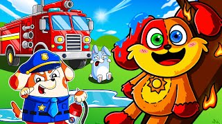 2D Animation 🔥 PAW Patrol Halloween Adventure – Fire Rescue Mission! | Hoo Doo Police