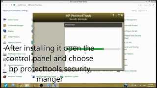 How to enable FINGERPRINT in hp laptops