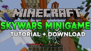 Skywars Minigame Map for Minecraft 1.9.2/1.9 | Download and Installation Tutorial