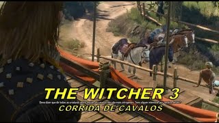 The Witcher 3 Wild Hunt PS4 corrida de cavalos Side quest 