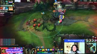 Imaqtpie outplays the gank and gets a SPICY double kill
