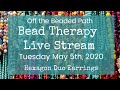 Bead Therapy Live Stream (Tuesday May 5th, 2020) Hexagon Duo Earrings