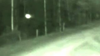 UFO Probe Caught Travelling Down Road In Russia 2013