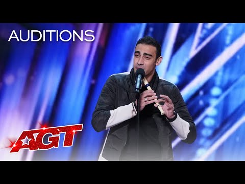 Medhat Mamdouh Beatboxes While Playing The Recorder - America's Got Talent 2021