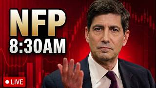 🔴NFP JOBS REPORT SHOCKS WEAK! | LIVE DAY TRADING NQ, GOLD, BTC