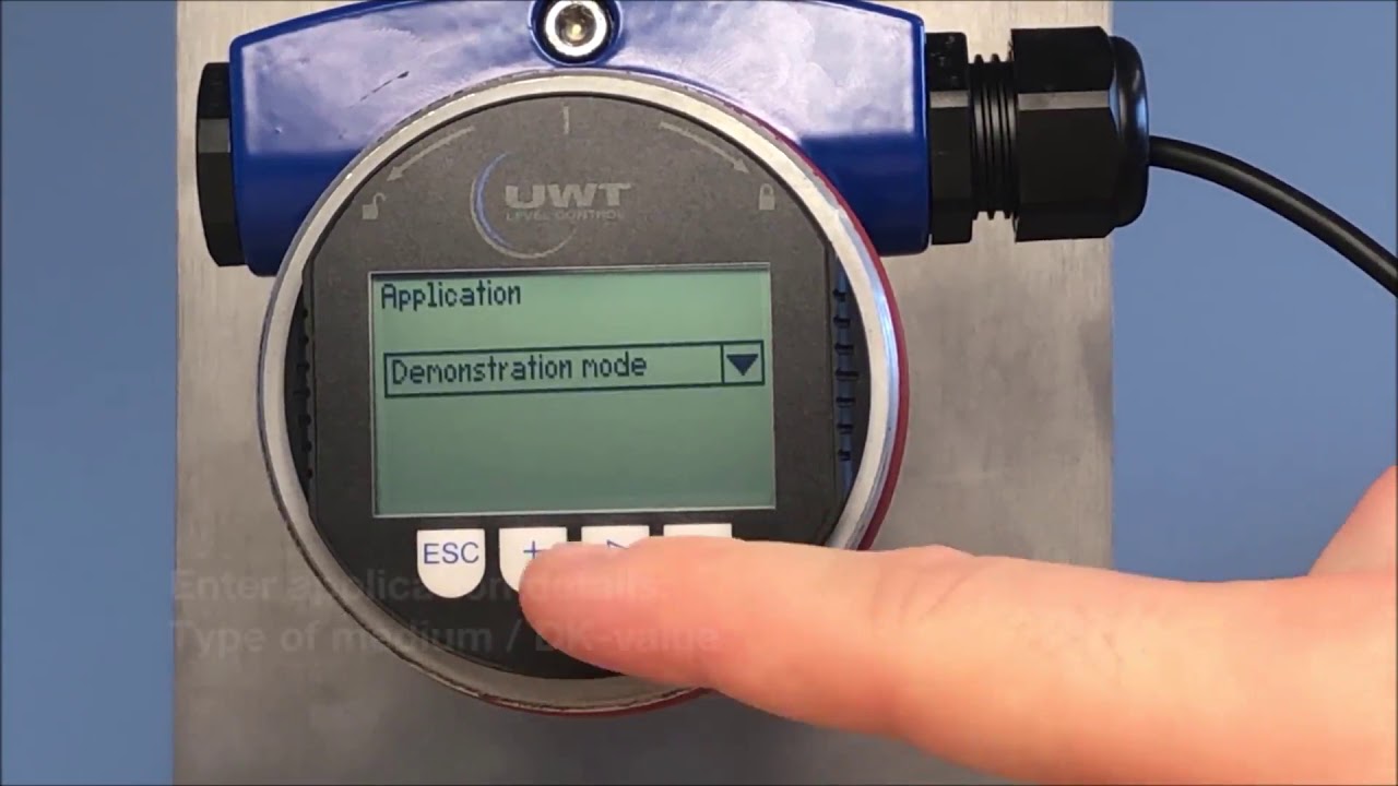 UWT - Быстрая настройка микроволнового уровнемера NivoGuide (NG3)