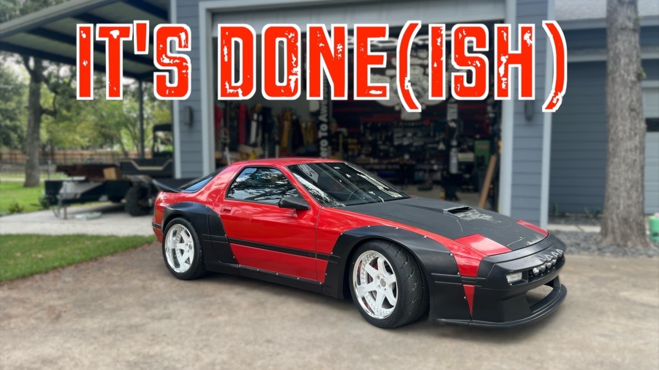 Rocket Bunny Widebody Install on the WIDEST LS-Swapped RX-7 With ...