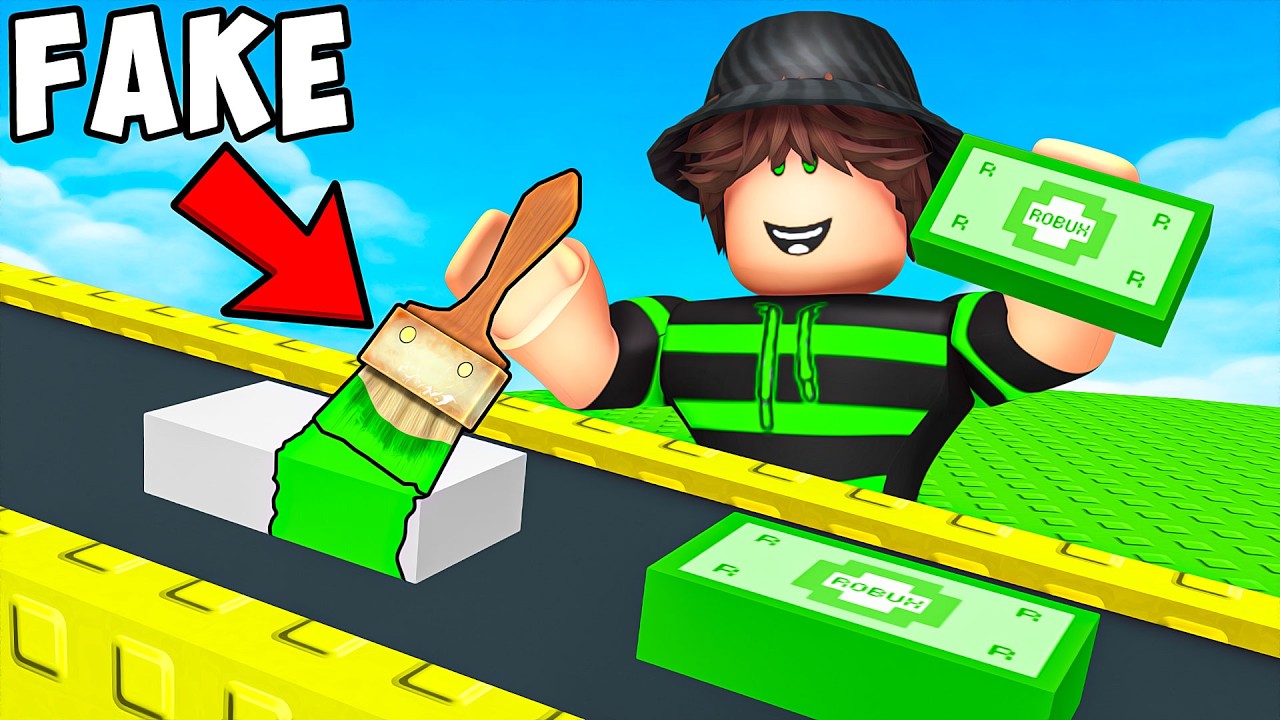 Printing $1,000,000 of FAKE MONEY In Roblox