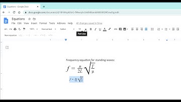 How to Write Equations in Google Docs