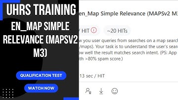 UHRS Training - en Map Simple Relevance MAPSv2 M3