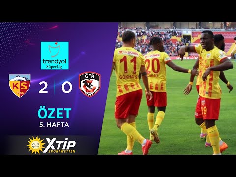 Merkur-Sports | Kayserispor (2-0) Gaziantep FK - Highlights/Özet | Trendyol Süper Lig - 2023/24