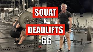 Veteran Lifter's Squat AND Deadlift Session! Aging STRONGER at 66!