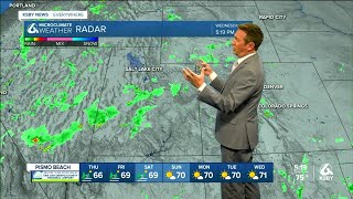 Cooler inland temps arrive
