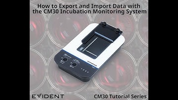 How to Export and Import Data on the CM30 Incubation Monitoring System