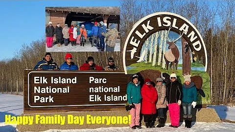 Celebrating Family Day(2/21/2022) At Elk Island National Park