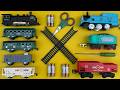merakit model kereta api uap thomas asap,kereta uap panjang,vintage steam train,clasical train