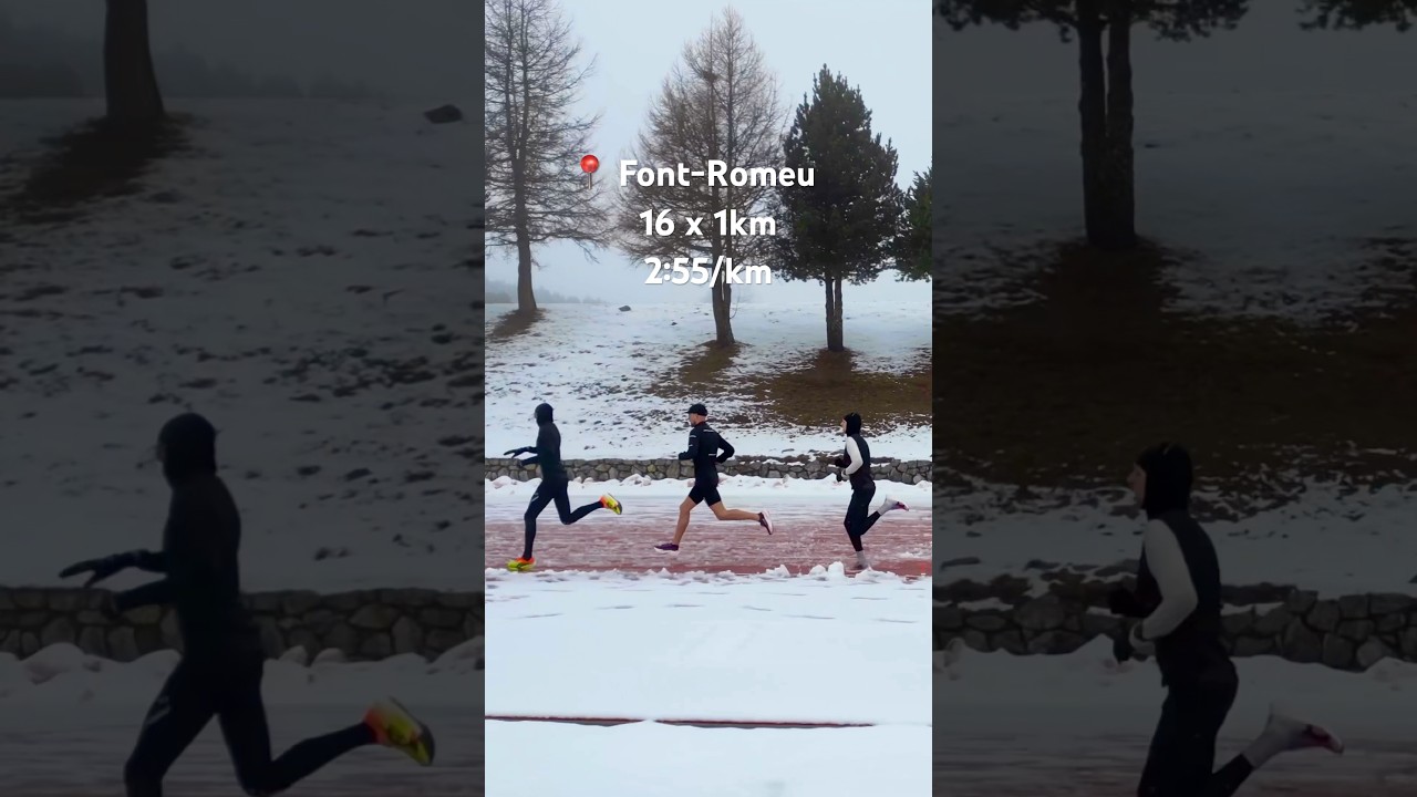 ❄️ 1km reps at 
