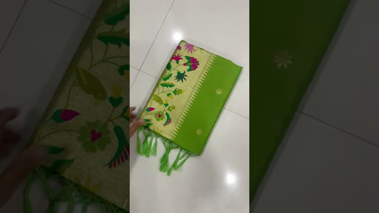 Alia Bhatt–Inspired Soft Silk Kanchivaram Paithani Saree