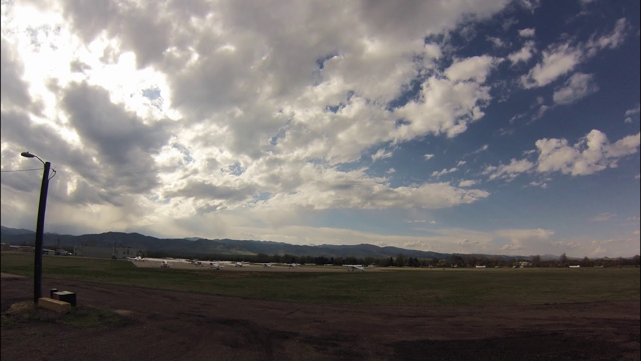 Boulder Airport Time-Lapse (04-23-2019) in 4K