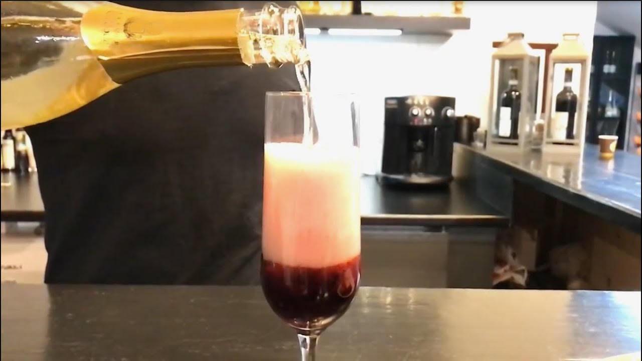 КОКТЕЙЛЬ "КИР РОЯЛЬ" РЕЦЕПТ СОСТАВ - YouTube